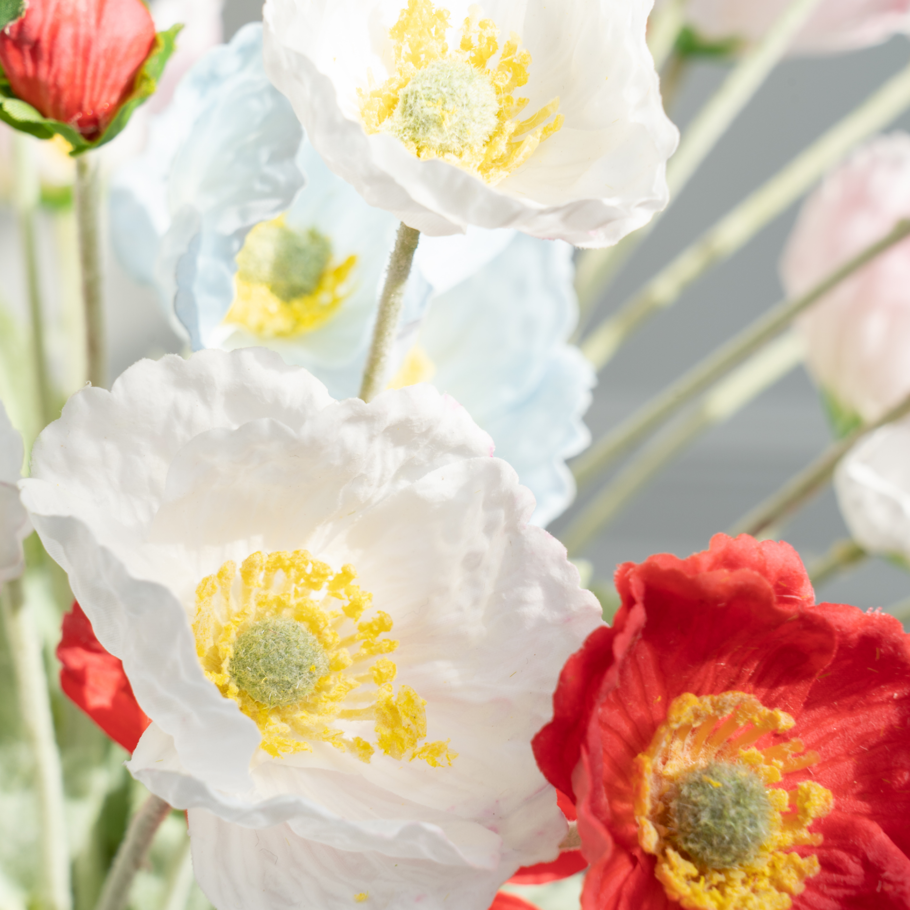 Künstliche Mohnblume